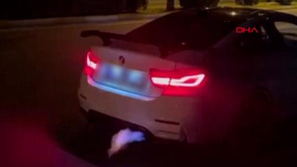  Abart egzozla drift atan magandaya rekor ceza!