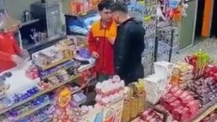 Alkollü magandanın benzinlikte estirdiği terör kamerada