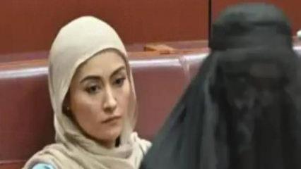 Avustralya Senatosu'nda burka krizi! İslam karşıtı senatöre tokat gibi cevap! 