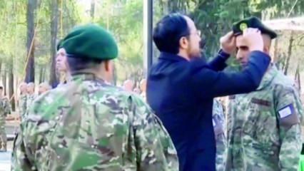 Provokatif askeri tören! Jet cevap: Türk iradesi karşısında karşılık bulamayacak