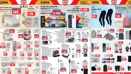 BİM 25 - 28 Kasım Akt&uuml;el &Uuml;r&uuml;nler Kataloğu: Akıllı telefon, Halı yıkama makinesi, 4K TV...