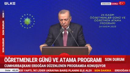 Cumhurbaşkanı Erdoğan: Eğitimde 100 yıldır çözülemeyen meseleler var