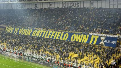 Kadıköy'de maç sonu G.Saray mesajı! Pankart çok konuşuldu