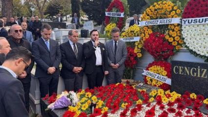Galatasaray'ın eski başkanı Mustafa Cengiz kabri başında anıldı