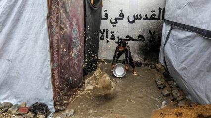 Gazze'de felaket &uuml;st&uuml;ne felaket! Y&uuml;rek par&ccedil;alayan g&ouml;r&uuml;nt&uuml;ler kamerada