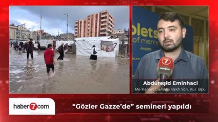 “Gözler Gazze’de” etkinliği Taksim’de gerçekleşti