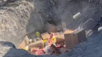 Hatay'da 1 ton gıda malzemesi imha edildi
