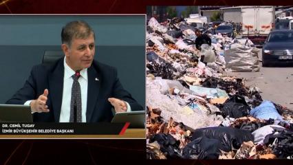 Başkan İzmir'deki çöp sorununu görmedi vatandaş o sözlere isyan etti