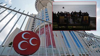 İznik'teki görüntülere MHP'den tepki: 'Maksatlı ayin rahatsızlığa yol açtı!'