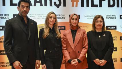 KADEM'den 'şiddete karşı hep birlikte” kampanyası