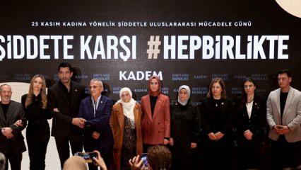 KADEM’den güçlü mesaj: Şiddete karşı mücadelede Ünlüler de sahada