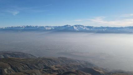 Kar, sis ve güneş: Erzincan’dan kartpostallık manzaralar