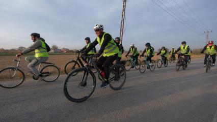 Konya Büyükşehir'in bisiklet turlarında rota bu kez Lystra Antik Kenti oldu