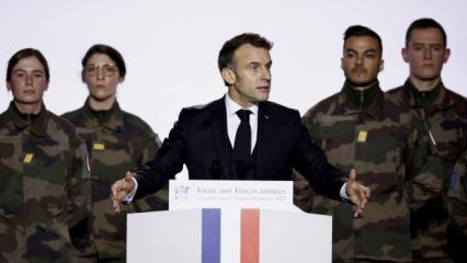 Macron duyurdu: Fransa'da gönüllü askerlik başlıyor!