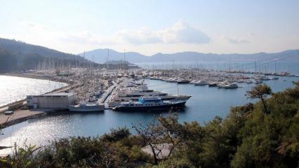 Marmaris'e akın ettiler: Yat bakımında D&uuml;nya&rsquo;yı geride bırakan teknoloji!