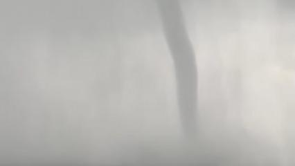 Marmaris'te görüldü! Dev hortum görenleri şaşırttı!