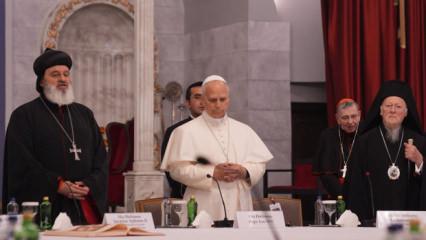 Papa 14. Leo, S&uuml;ryani Ortodoks Kilisesi'nde toplantıya katıldı