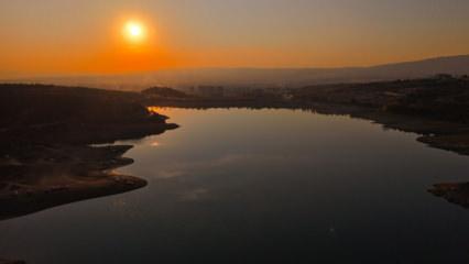 Şehir merkezine birkaç kilometre uzaklıkta: Gün batımı manzarasıyla büyülüyor!