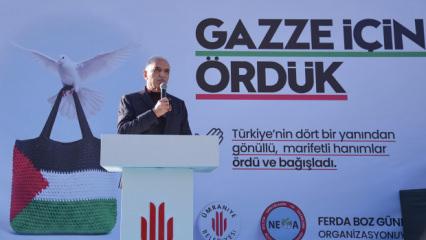 Ümraniye'de Gazze yararına kermes düzenlendi