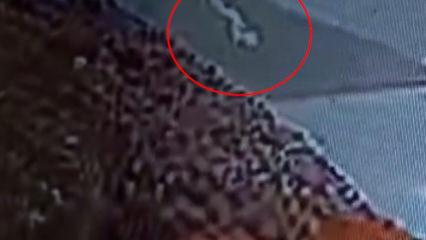 Van'da baraja uçan otomobilin güvenlik kamerası görüntüleri ortaya çıktı