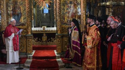 Vatikan Devlet Başkanı Papa 14. Leo, Fener Rum Patrikhanesi'ne gitti!