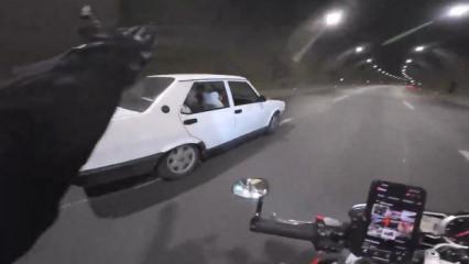 190 km hızla tünele daldı! Ölümden dönünce küfrü bastı