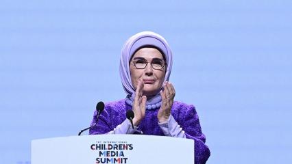 Emine Erdoğan, TRT Uluslararası Çocuk Medyası Zirvesi’ne katıldı!