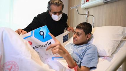 Lösemili Cemal LGS'yi hastane odasında kazandı, Anadolu Lisesine yerleşti