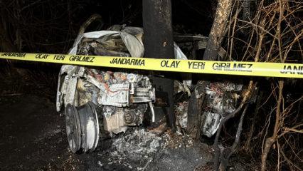 Karabük'te korkunç kaza: Genç sürücü yanarak öldü!