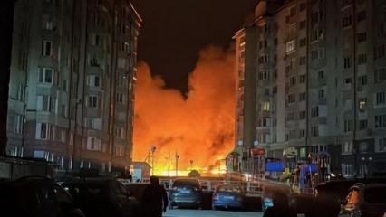 Rusya'dan Ukrayna'ya İHA ve f&uuml;zelerle saldırı