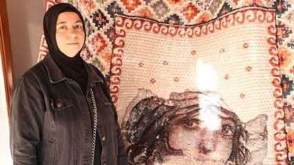 Ünlü Mozaik motifi, Kilis’in geleneksel yorganlarına yeni soluk getirdi