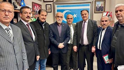 Cumhurbaşkanı Başdanışmanı Yal&ccedil;ın Top&ccedil;u, Suriye T&uuml;rkmenleri ile g&ouml;r&uuml;şt&uuml;