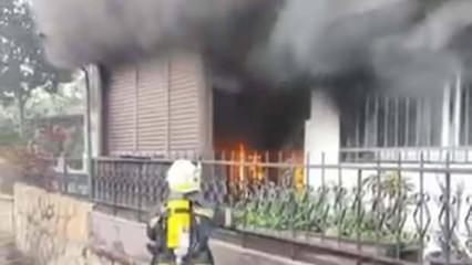 Ailesi ile tartışıp evi ateşe verdi