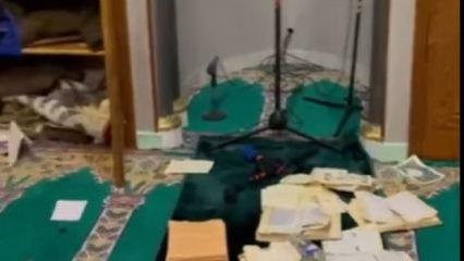 Al&ccedil;aklıkta sınır yok! Fransa'da camiye iğren&ccedil; saldırı!