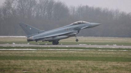 Almanya, Rusya'ya karşı 150 asker ve Eurofighter savaş u&ccedil;ağı konuşlandırdı
