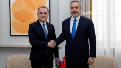 Bakan Fidan, Azerbaycanlı mevkidaşı ile bir araya geldi!