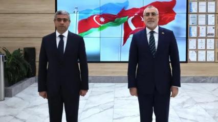 Bakan Işıkhan, Azerbaycanlı mevkidaşı Aliyev ile bir araya geldi