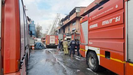 Başakşehir’de sanayi sitesinde yangın! Çok sayıda ekip sevk edildi