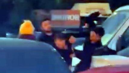 Beylikdüzü'nde AVM'de yumruklu otopark kavgası