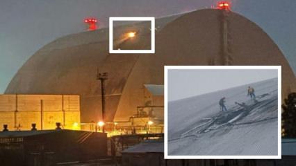 &Ccedil;ernobil'de tehlike! Sızıntı &ouml;nleyici vuruldu