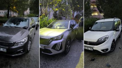 Denizli&rsquo;de avukat mahallenin kabusu oldu: 40 araca zarar verdi