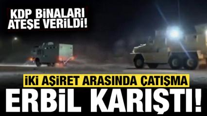 Erbil'de tansiyon y&uuml;ksek: Herki aşireti ve Barzani g&uuml;&ccedil;leri arasında &ccedil;atışma