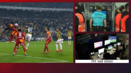 Fenerbahçe-Galatasaray derbisinin VAR kayıtları açıklandı