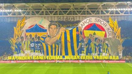 Fenerbahçe taraftarından derbiye özel koreografi!