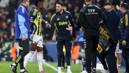 Fenerbahçe'nin yıldızı maça devam edemedi!