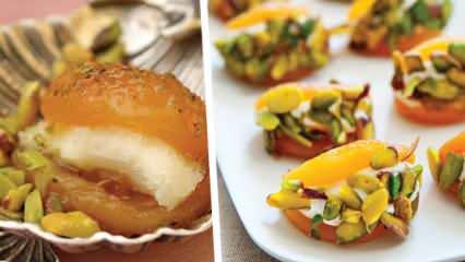 Geleneksel lezzete modern dokunuş katın: Kaymaklı kayısı tatlısı