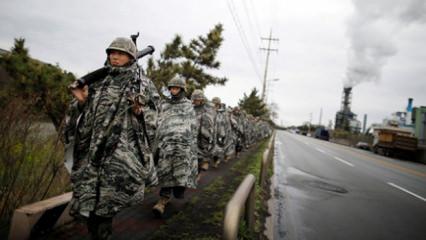 Güney Kore'de askeri tatbikat kabusa döndü! Sıkışan mühimmat patladı: 4 yaralı