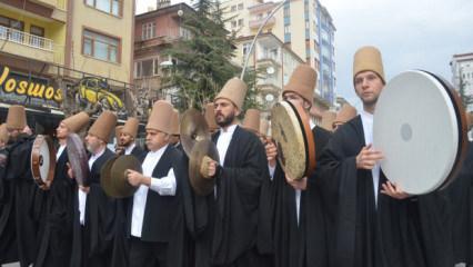 Karaman'da Hazreti Mevlana'nın 752. Vuslat Yıl D&ouml;n&uuml;m&uuml; kapsamında program d&uuml;zenlendi