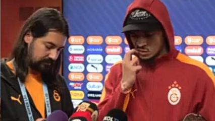 Tercüman sansürü: Leroy Sane'nin 'Elle müdahale' sözü yanlış çevrildi