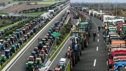 Yunanistan'da çiftçi isyanı